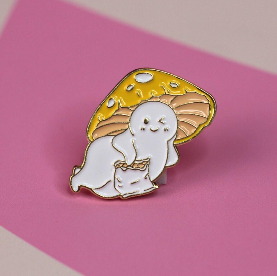 Seductive Mushroom fella magical enamel pin