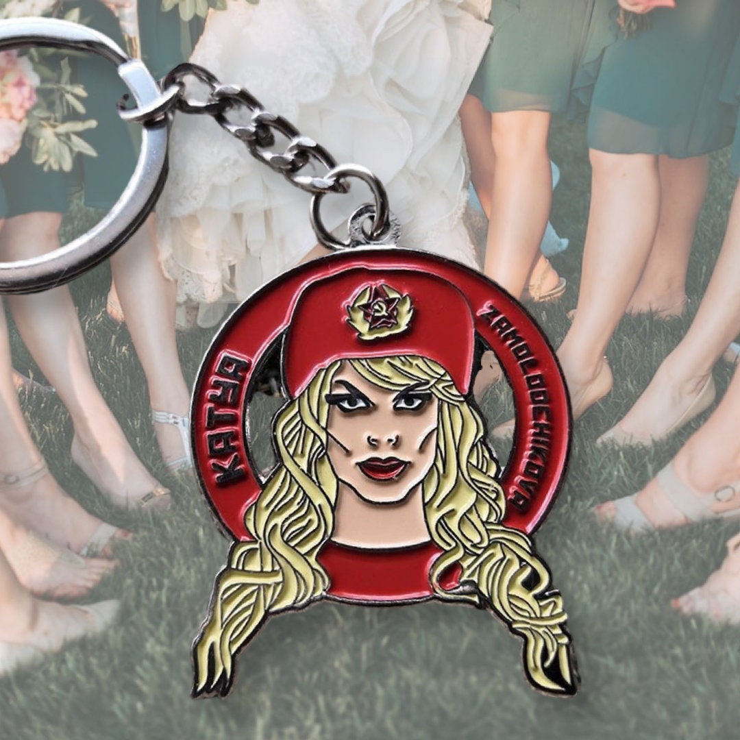 Rupauls Drag Race Katya zamolodchikova enamel keyring