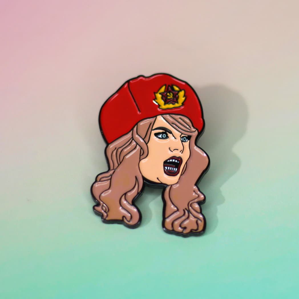 Rupauls Drag Race Katya enamel pin