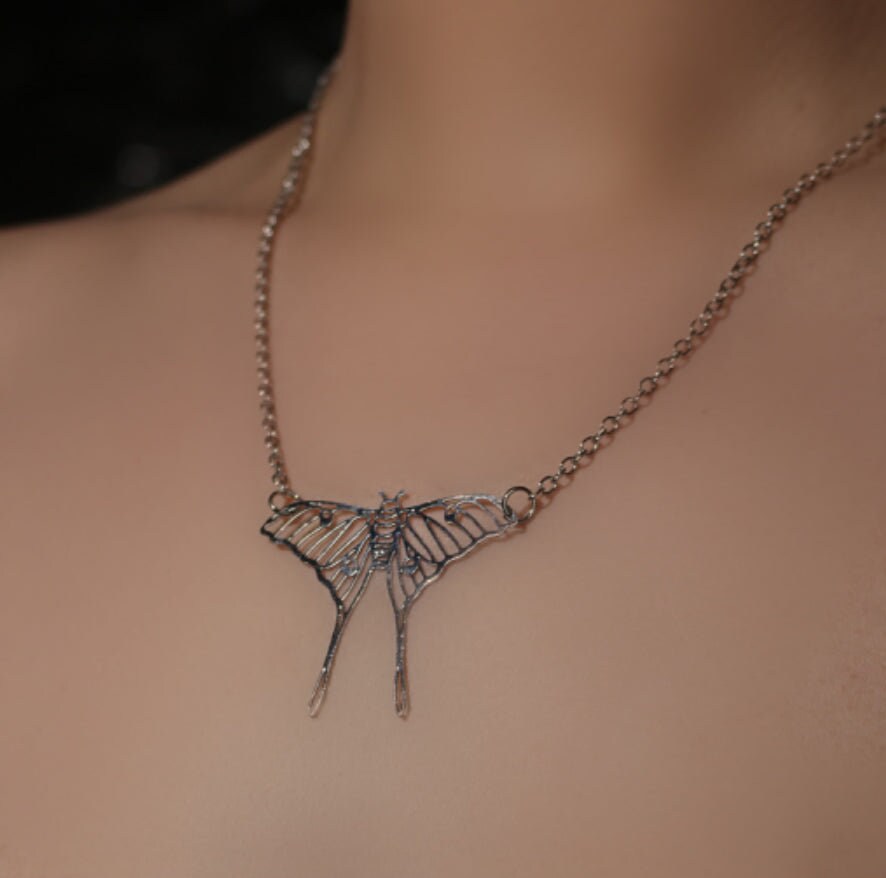 Lunar Moth Necklace