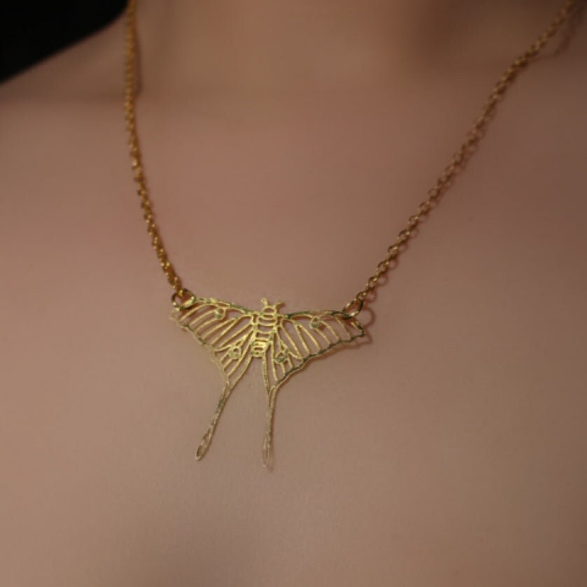 Lunar Moth Necklace