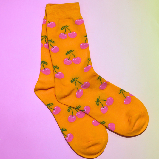Cherry On Top Crew Socks