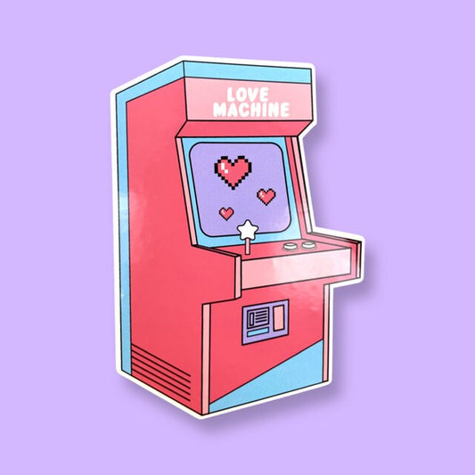 Love Machine Arcade sticker waterproof vinyl