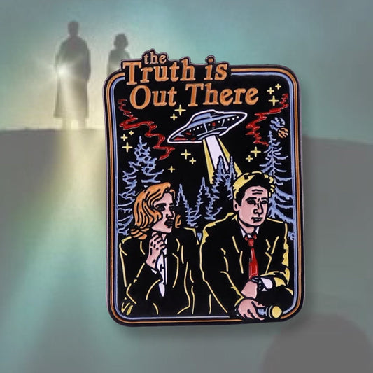 The Truth is Out There x files enamel pin