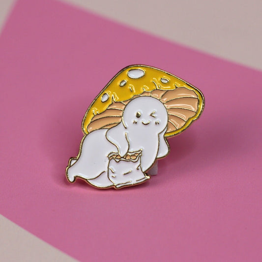 Seductive Mushroom fella magical enamel pin