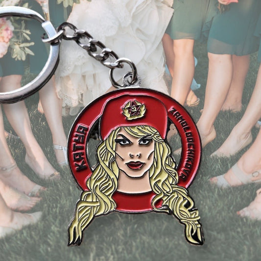 Rupauls Drag Race Katya zamolodchikova enamel keyring