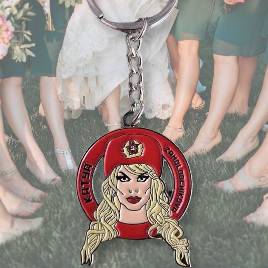 Rupauls Drag Race Katya zamolodchikova enamel keyring