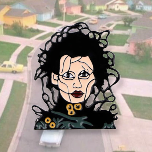 Edward Scissorhands tim burton enamel pin