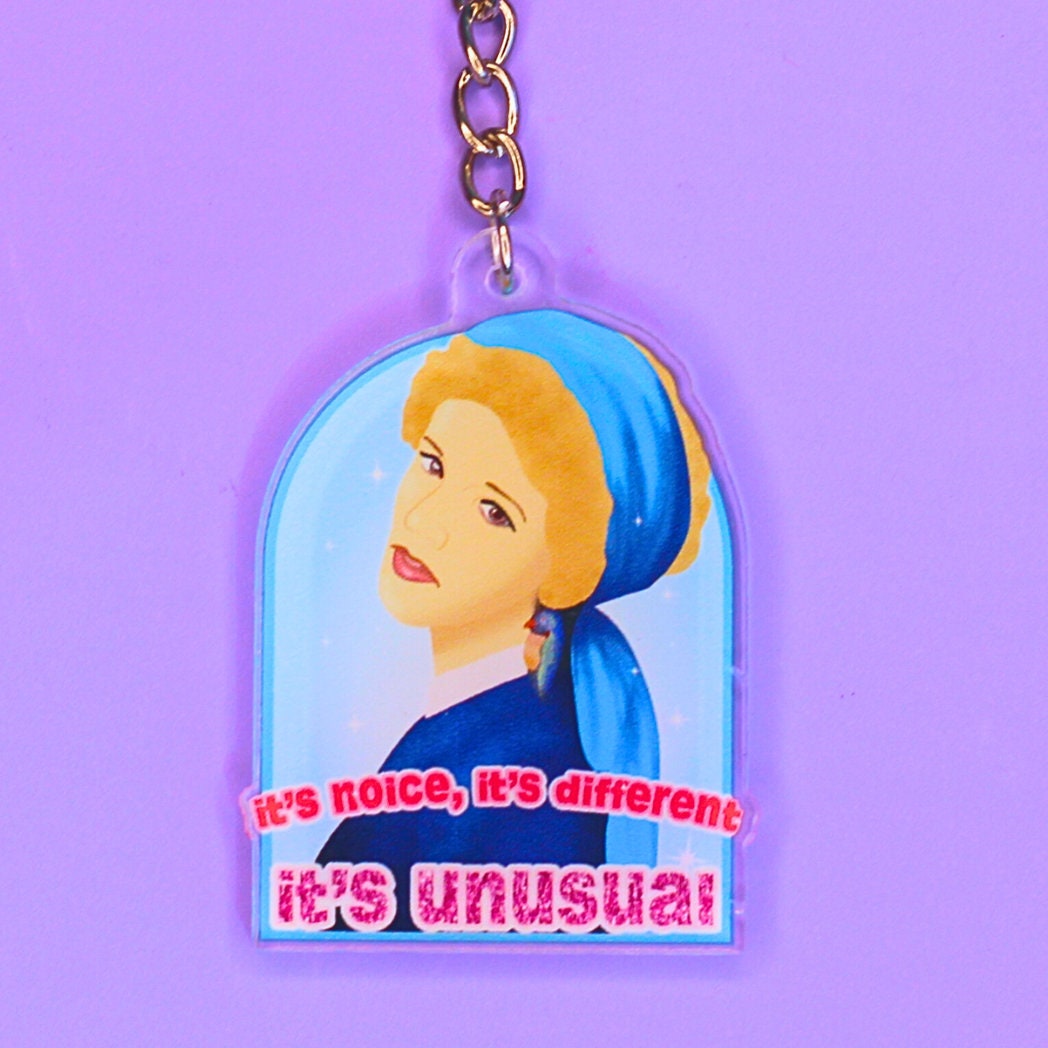 Kath & Kim Noice Different Unusual Keyring