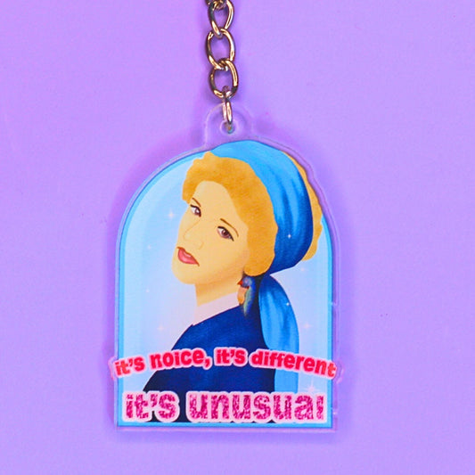 Kath & Kim Noice Different Unusual Keyring