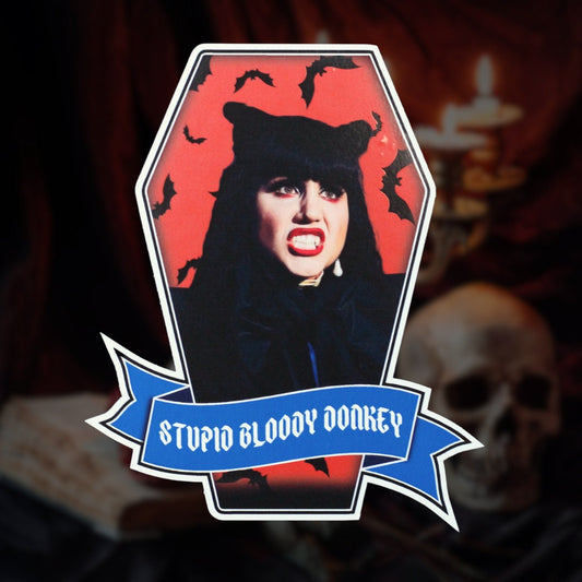 What we do in the shadows Nadja stupid bloody donkey Waterproof vinyl Sticker