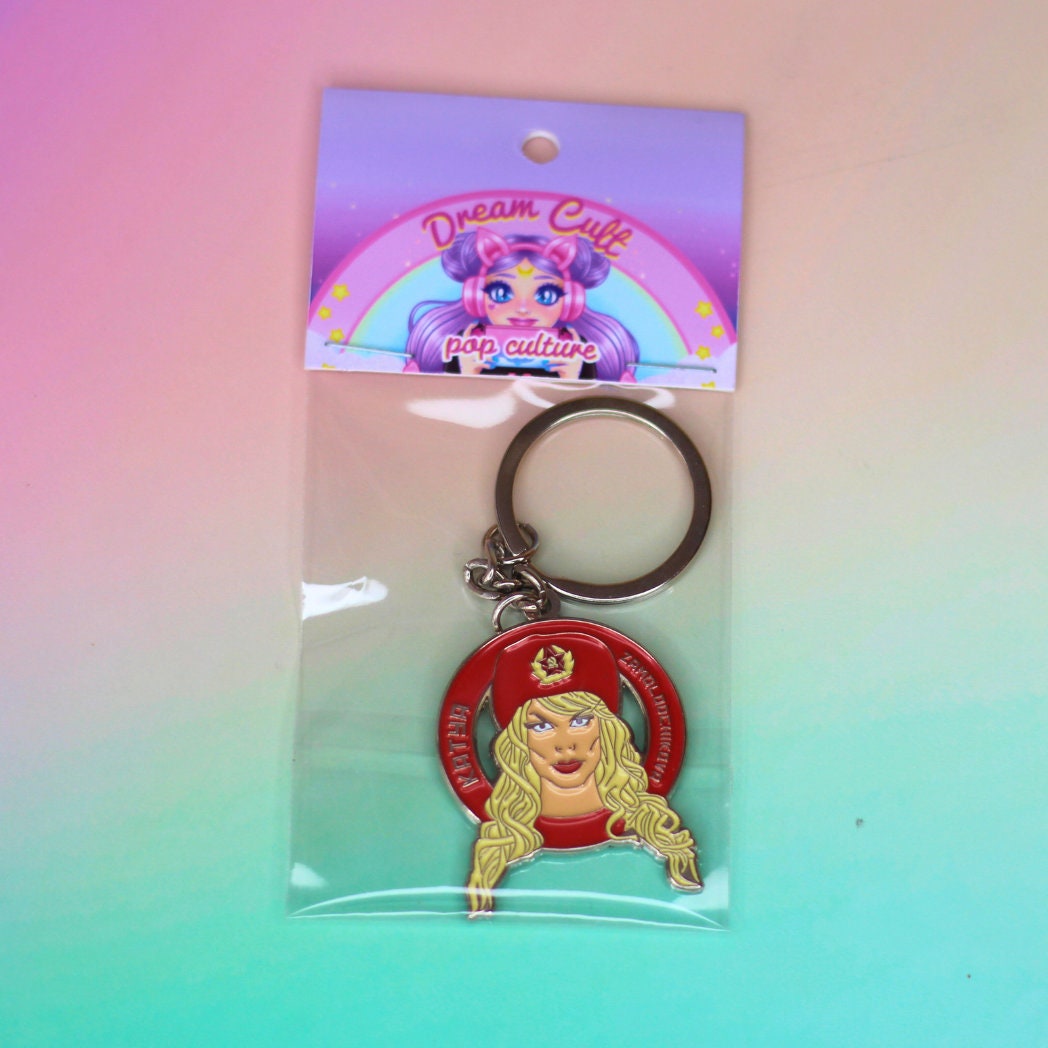 Rupauls Drag Race Katya zamolodchikova enamel keyring