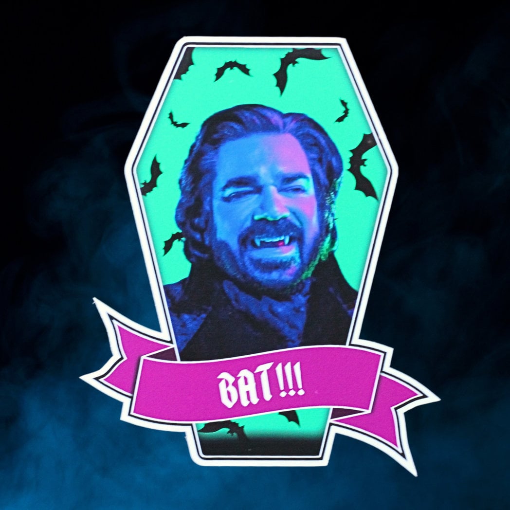 What we do in the shadows Laszlo BAT Waterproof vinyl Sticker