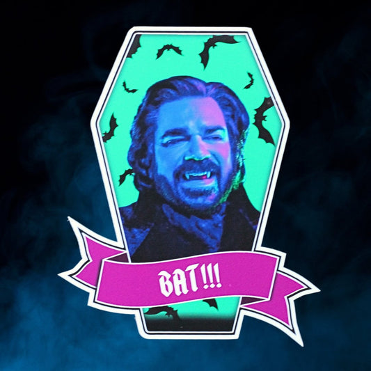 What we do in the shadows Laszlo BAT Waterproof vinyl Sticker