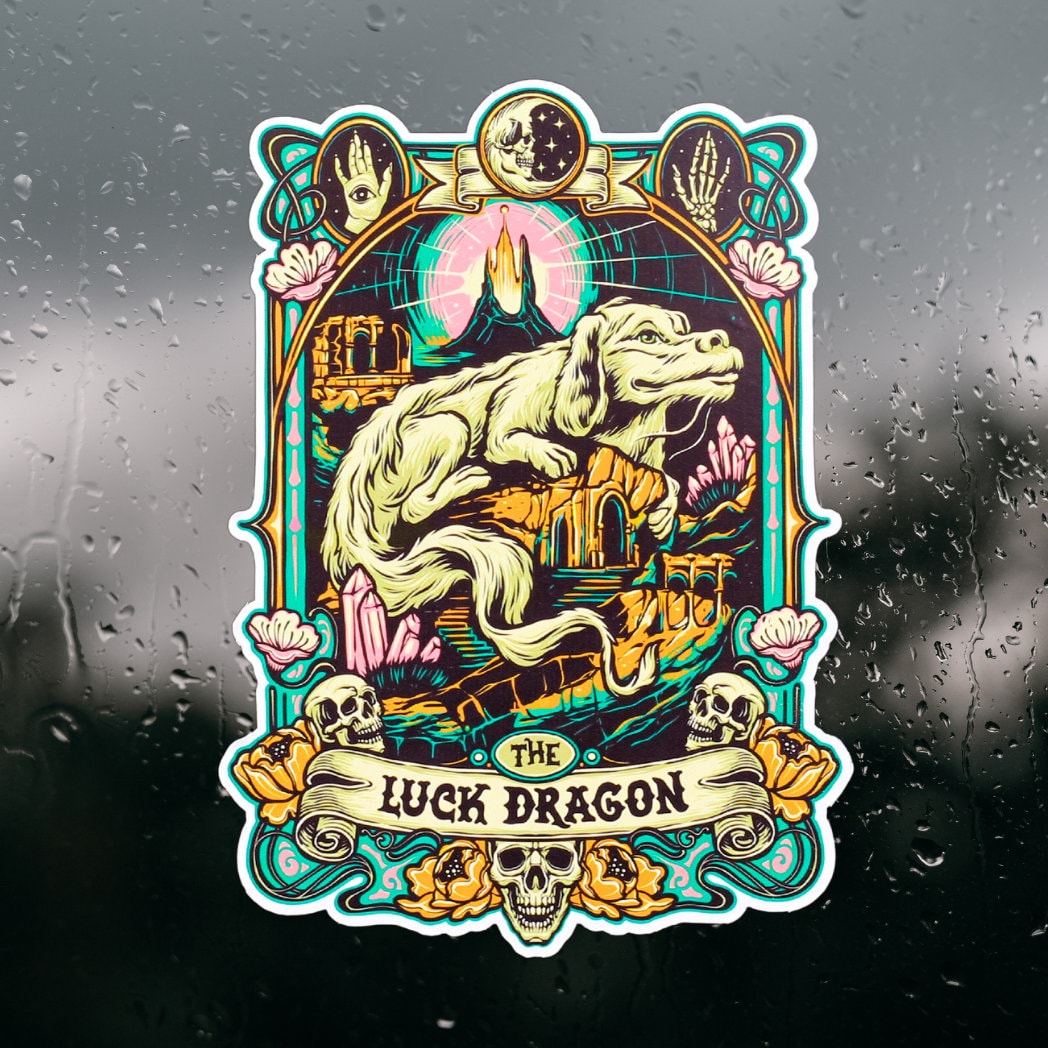 Falkor Neverending Story Waterproof Vinyl Sticker
