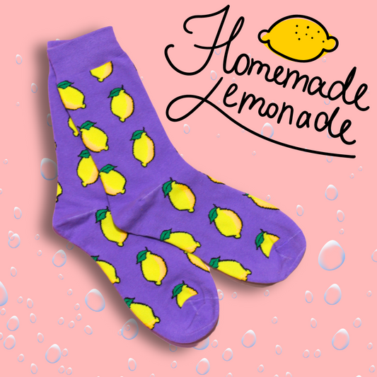 Lemon Squeezy Crew Socks